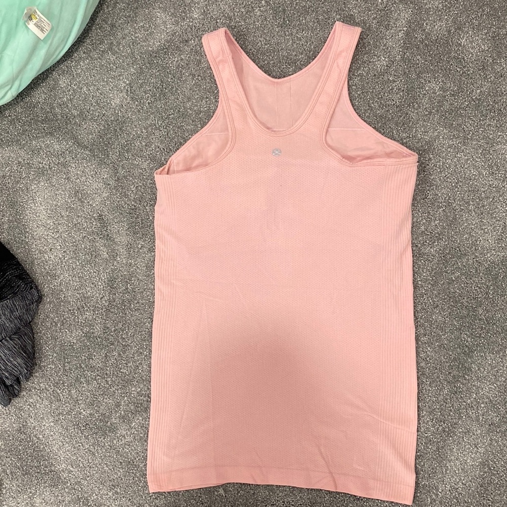 Lululemon athletica tank top pink size 2